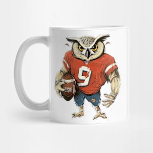 Owl Touchdown American Football Mug